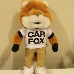 + Car Fox Plush Toy Stuffed Animal Doll Advertisement Promo Collectible 10"